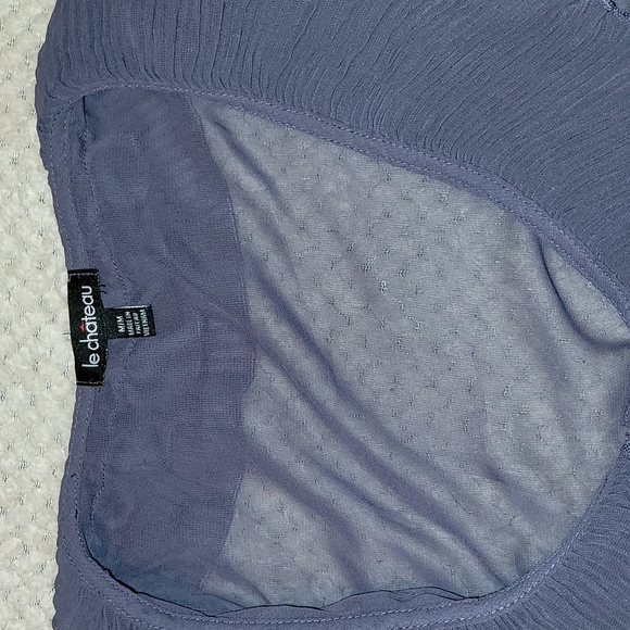 Like new grey blouse with frill detail - Picture 3 of 3